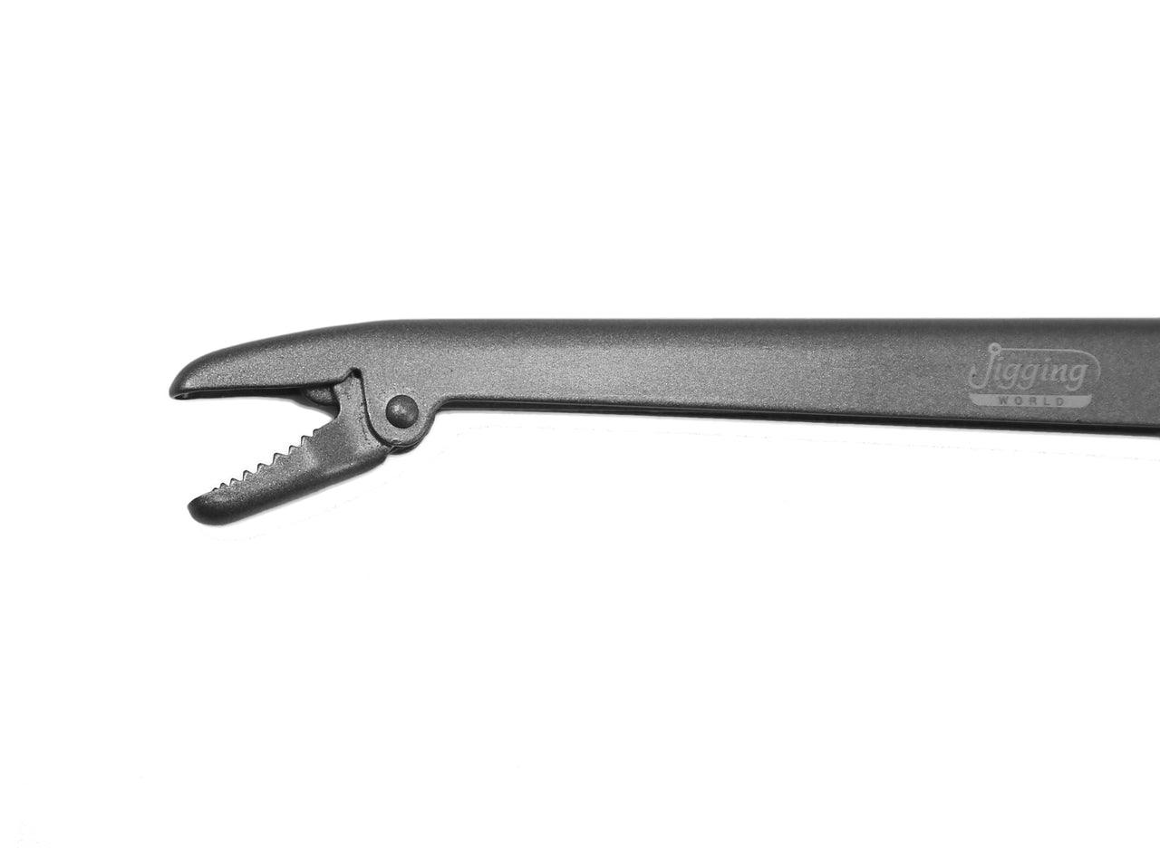 Jigging World 9.5 Inch Fishing Hook Remover Tool - Stainless Steel Hook Extractor for Saltwater & Freshwater Fishing - Perfect for Catch and Release, Boat Fishing, and Tackle Box Organization