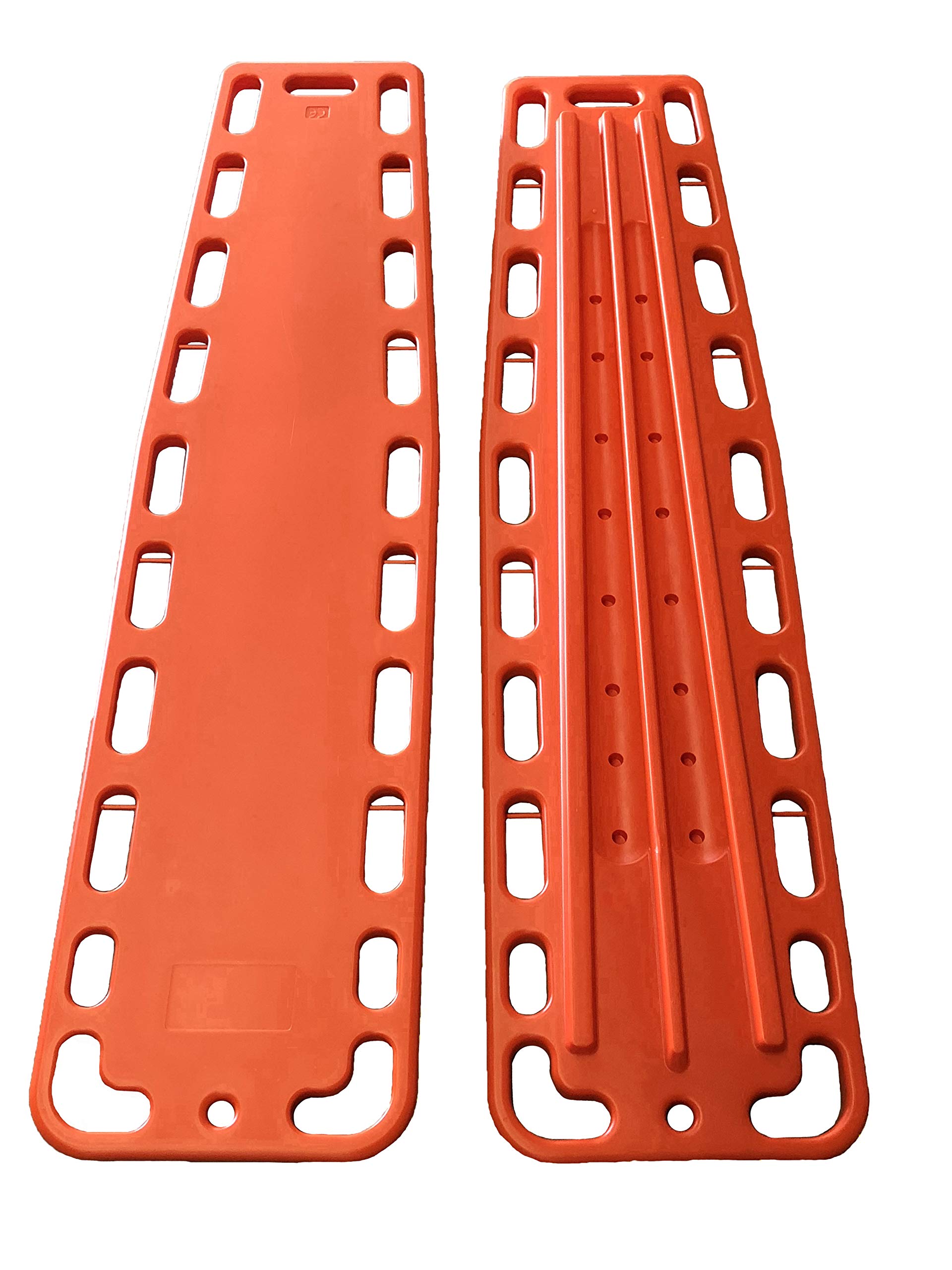 LINE2design Medical Backboard for Spinal Immobilization - Lightweight Portable CPR Board with Speed Clip Pins - Emergency Transport Safety Equipment for Ambulance, First Aid & Outdoor Rescue Scenarios