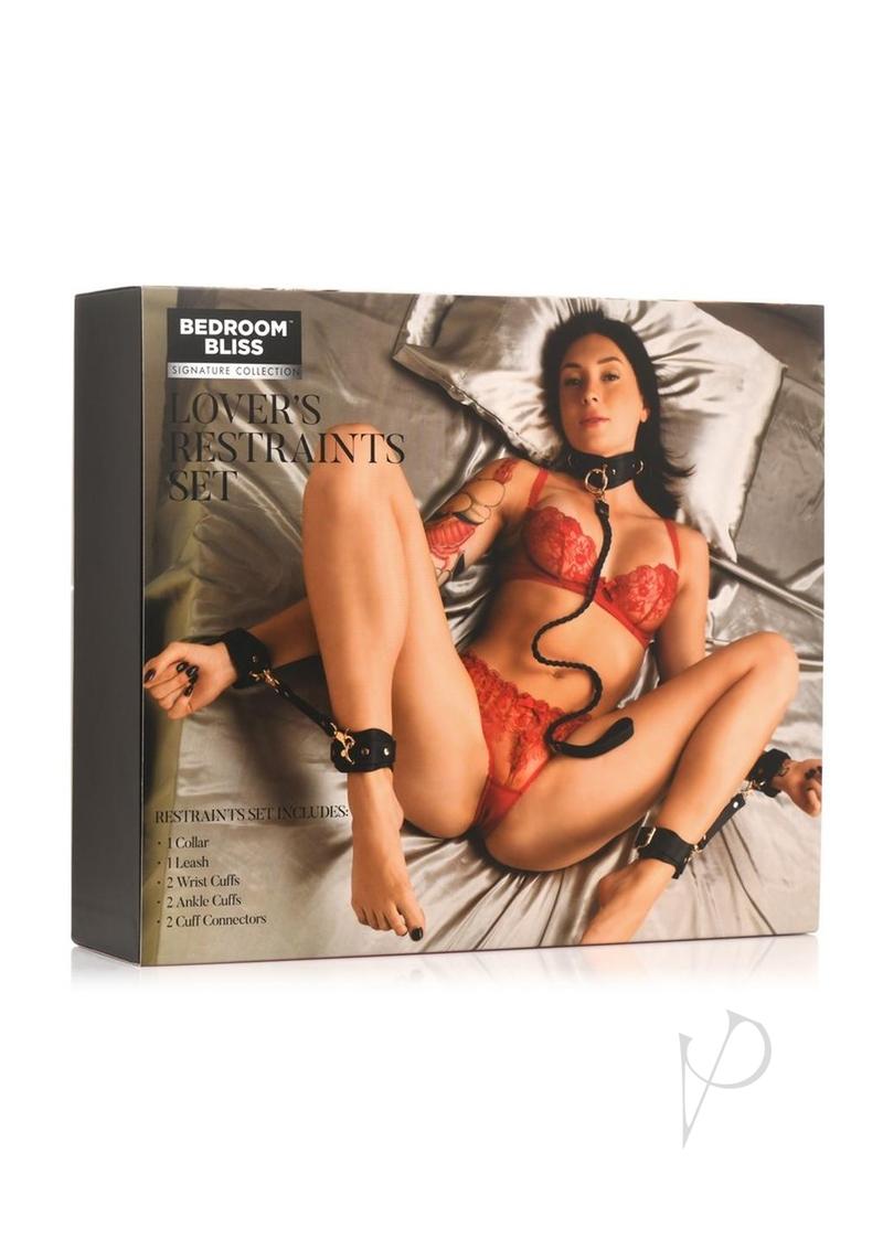 Premium Black Lover's Restraints Set for Couples - Enhance Intimacy & Spice Up Your Bedroom Experience
