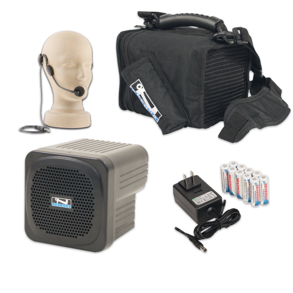Anchor Audio AN MINI RC30 Portable PA System with Soft Case & 1 Wired Microphone - Perfect for Outdoor Events, Public Speaking, and Small Gatherings