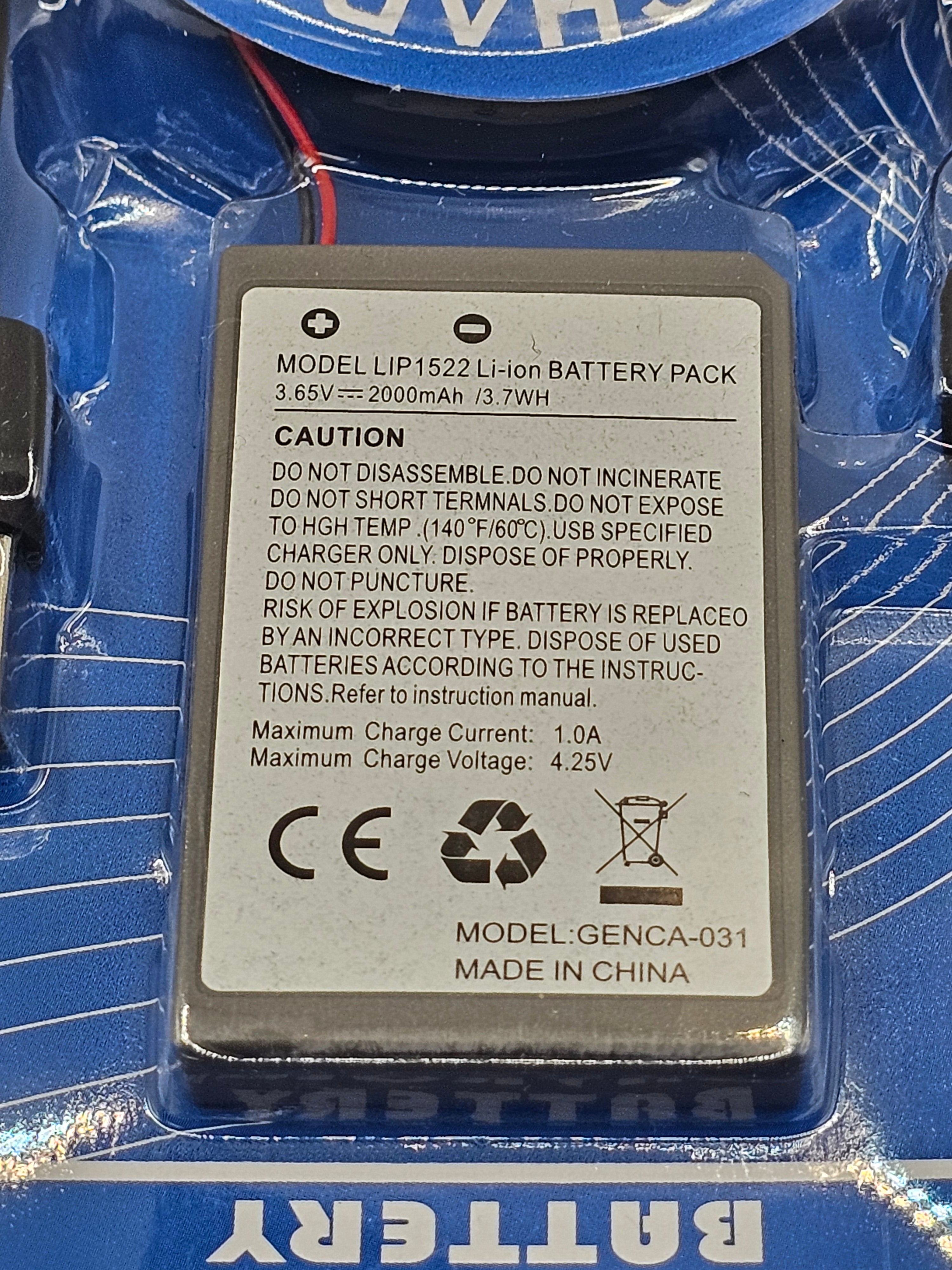Original PS4 Controller Battery 2000mAh - Long-Lasting Replacement Battery for DualShock 4 - Perfect for Gaming, Streaming & Extended Play Sessions
