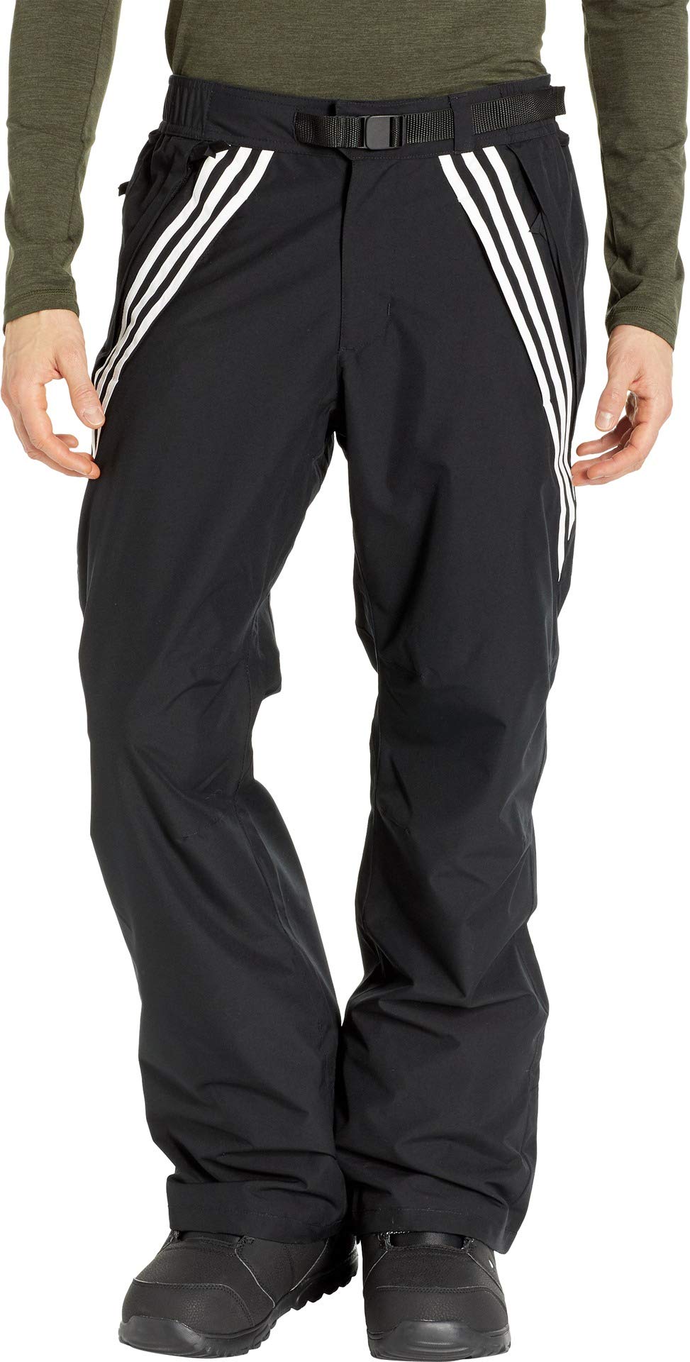 Adidas Skateboarding Riding Pants for Men - Black/White Large - Comfortable & Durable Skateboard Pants for Streetwear & Urban Fashion
