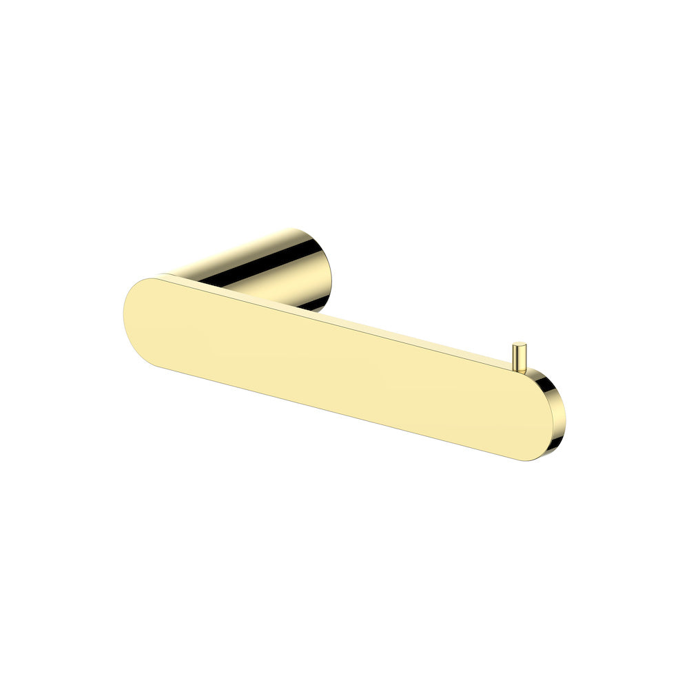 ZLINE Crystal Bay Toilet Paper Holder - Polished Gold Bathroom Accessory for Modern Homes | Durable & Stylish TP Holder for Bathroom, Powder Room & Guest Bath Decor