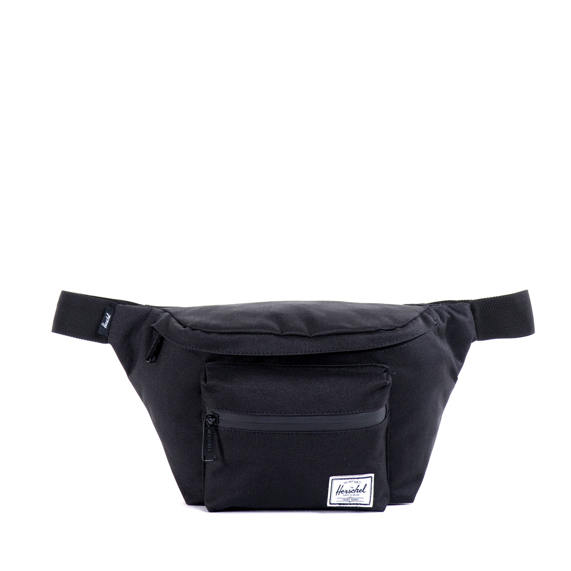 Herschel Seventeen Hip Pack - Black/Black | Stylish Waist Bag for Travel, Hiking & Everyday Use