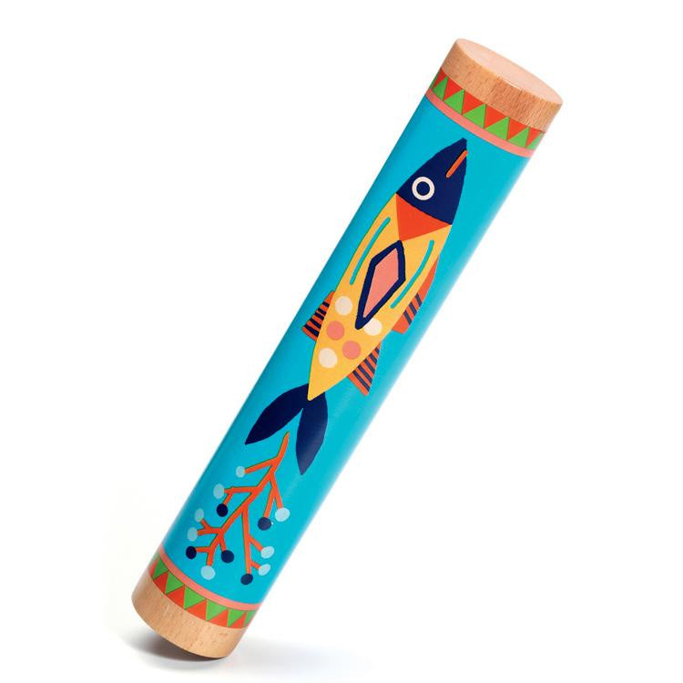 Animambo Wooden Rain Stick - Handcrafted Musical Instrument for Kids & Adults - Perfect for Relaxation, Meditation & Sensory Play