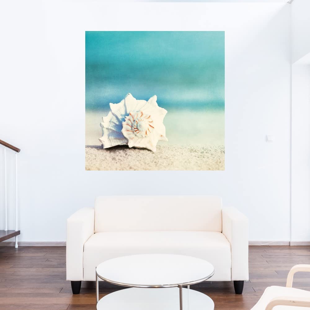 Paradise Canvas Wall Art by Carolyn Cochrane - 32x32 Inch Ready to Hang Painting for Living Room, Bedroom, Office Decor | Modern Abstract Artwork for Home & Commercial Spaces