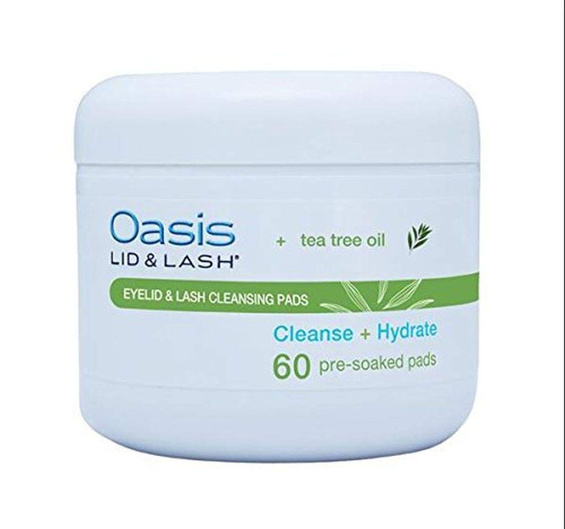 Oasis LID & LASH Eyelid & Lash Cleansing Pads - Gentle Eye Hygiene Wipes for Dry Eyes, Blepharitis & Makeup Removal - Perfect for Daily Use & Travel