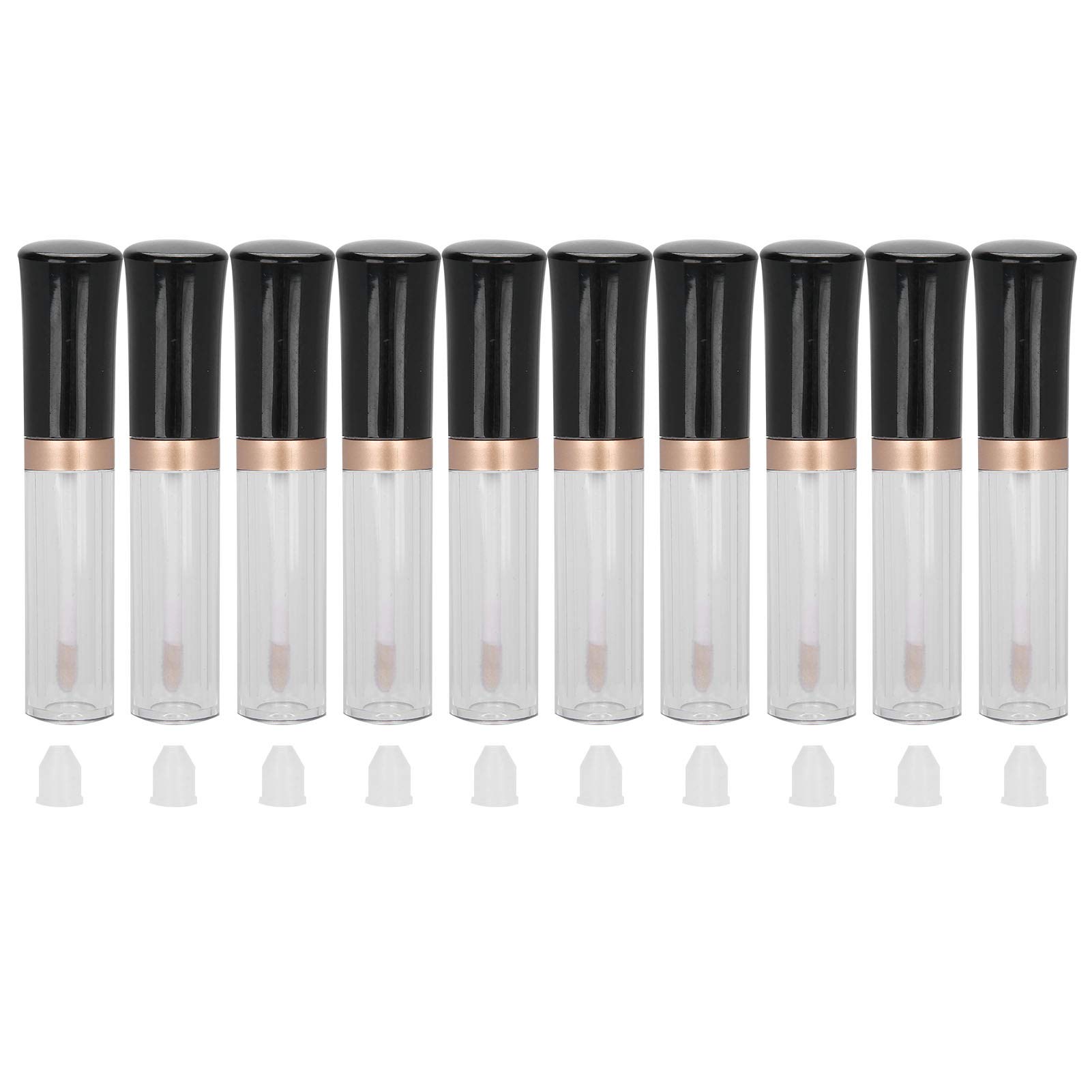 Refillable Empty Lip Gloss Tubes - DIY Cosmetic Containers for Liquid Lipstick, Lip Balm & Makeup Samples | Travel-Friendly Lip Gloss Bottles for Easy Storage & Portable Touch-Ups