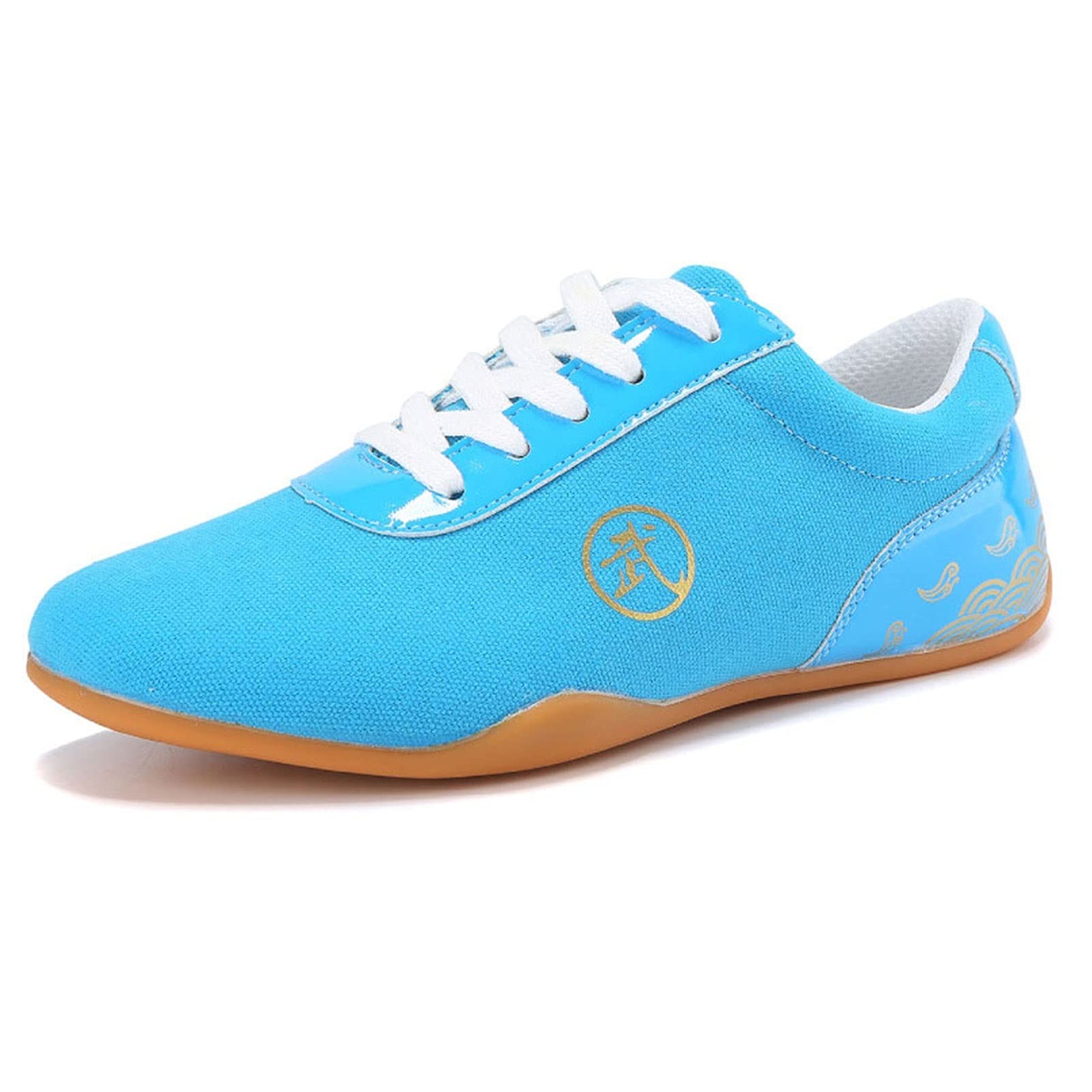 Lightweight Taekwondo Shoes for Men & Women - Breathable Martial Arts Footwear for Boxing, Kung Fu & Taichi Training (Blue, Size 38 EU) - Perfect for Dojo Practice & Competition