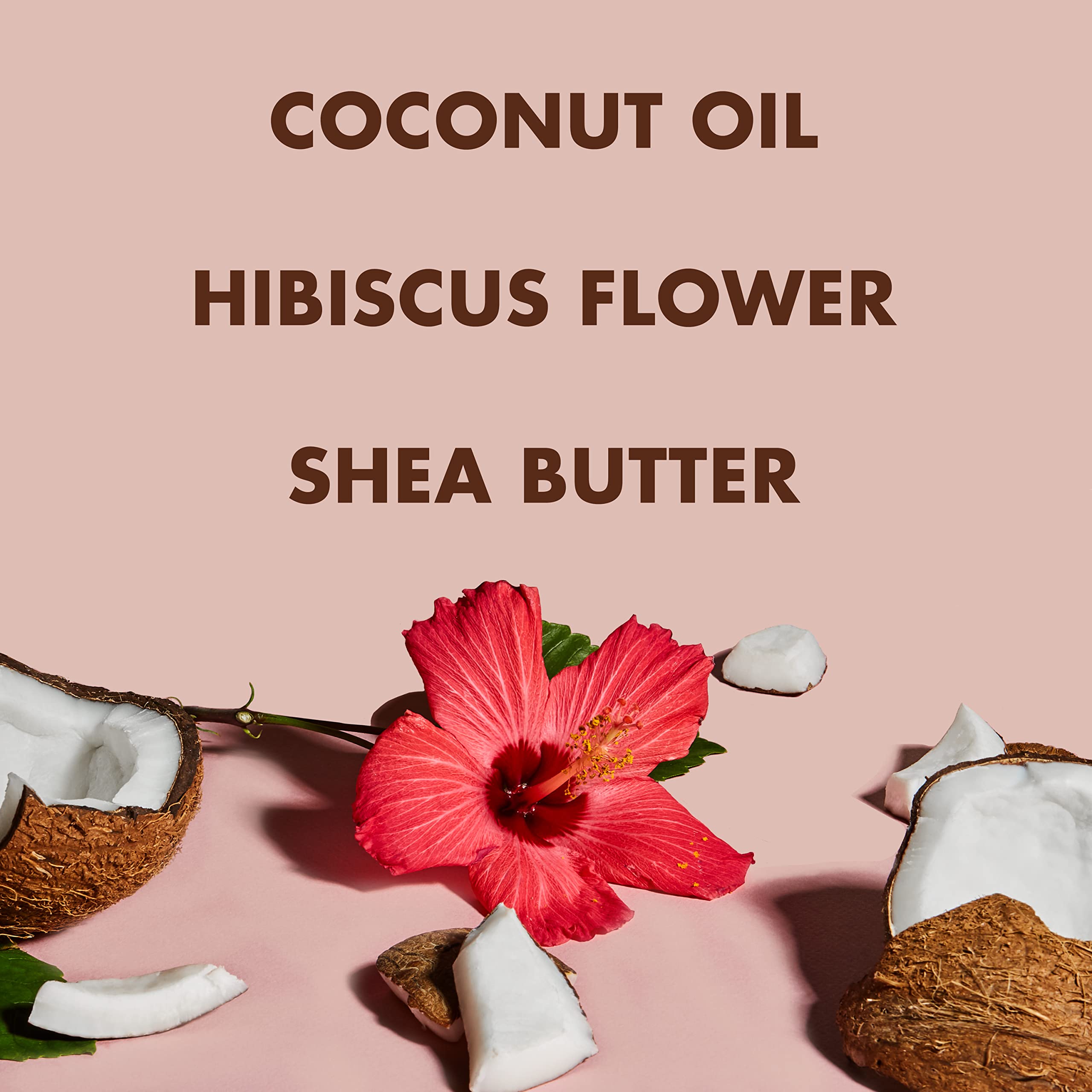 SheaMoisture Coconut & Hibiscus Curl Enhancing Smoothie for Thick, Curly Hair - Sulfate Free, Paraben Free Hair Cream - 20 oz - Perfect for Daily Curl Definition & Hydration