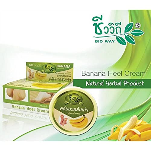 Banana Formula Foot Crack Cream for Dry Cracked Heels - 30g Moisturizing Massage Cream for Smooth Soft Feet - Natural Foot Spa Treatment with Relaxing Scent - Perfect for Pedicures & At-Home Foot Care