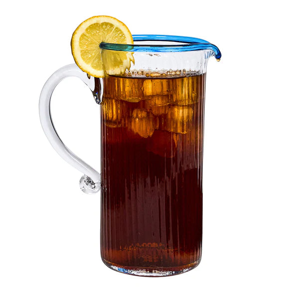 Juliska Nell Pitcher - Elegant Glass Pitcher for Iced Tea, Lemonade & Cocktails | Perfect for Entertaining, Parties & Outdoor Gatherings