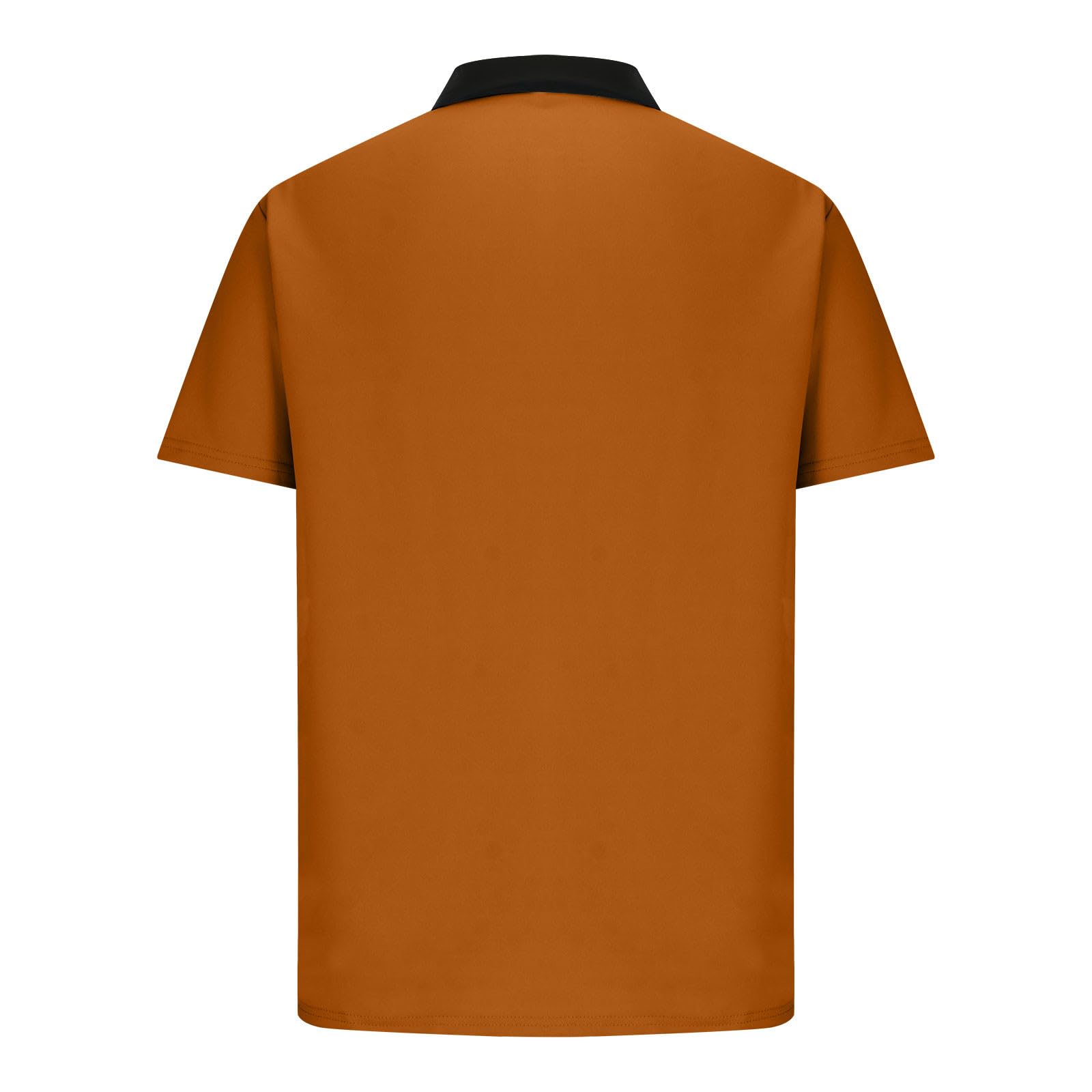 Men's Striped Polo Shirts - Short Sleeve Casual T-Shirts for Summer | Business & Golf Wear | Breathable Work Tops for Dads | Perfect for Office, Golfing & Outdoor Activities