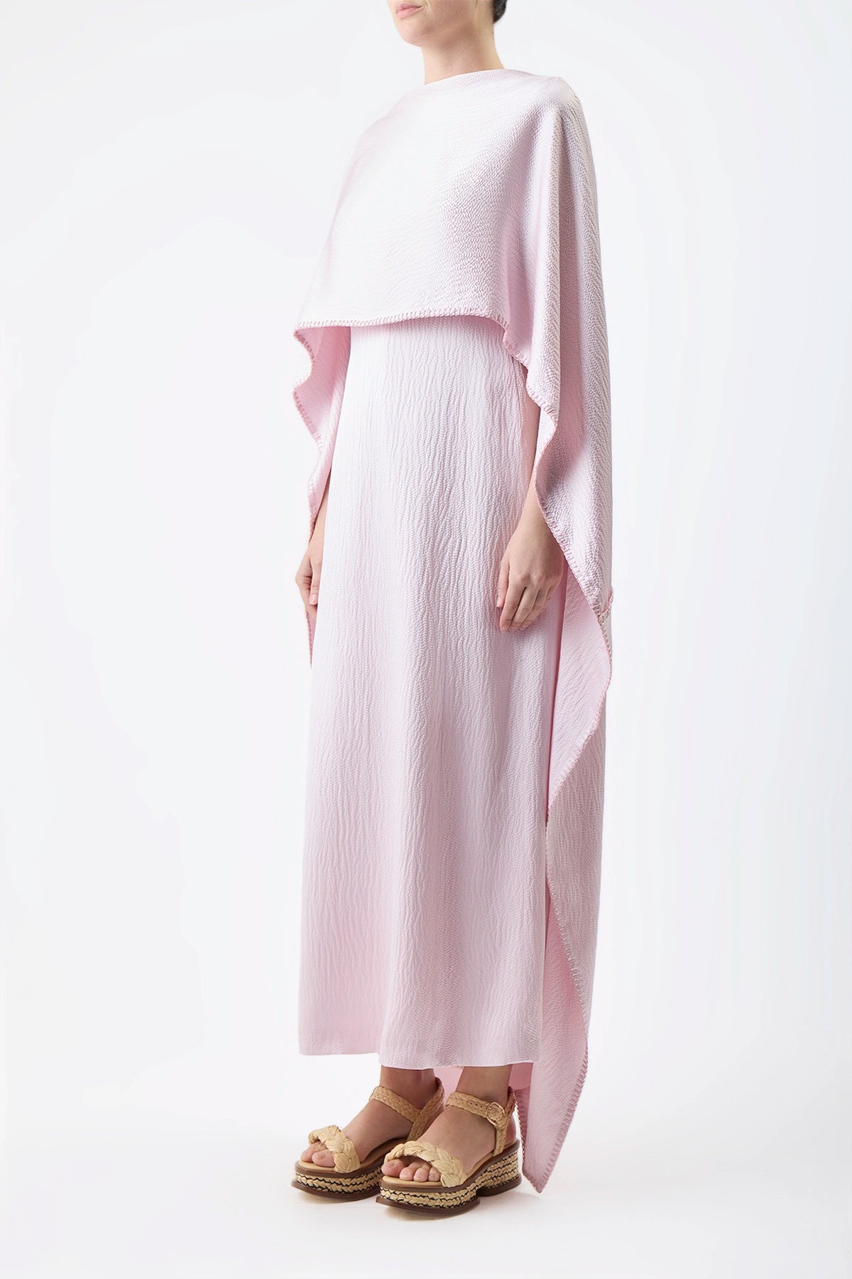 Hunter Blush Silk Dress - Elegant & Comfortable Women's Formal Wear for Weddings, Parties & Special Occasions