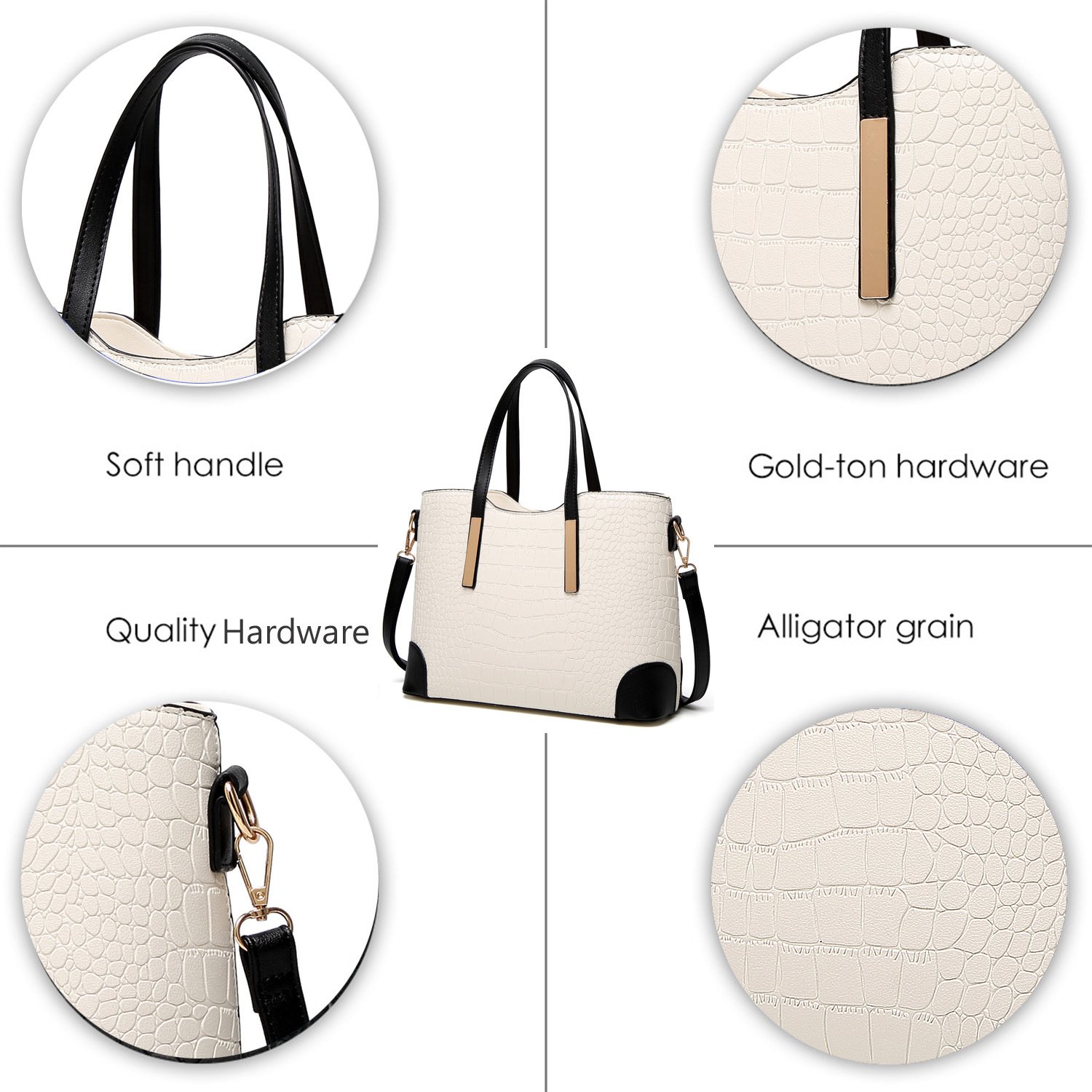 Stylish SYKT Women's Purses & Handbags - Satchel, Shoulder Tote Bags with Matching Wallets | Perfect for Work, Travel & Everyday Use