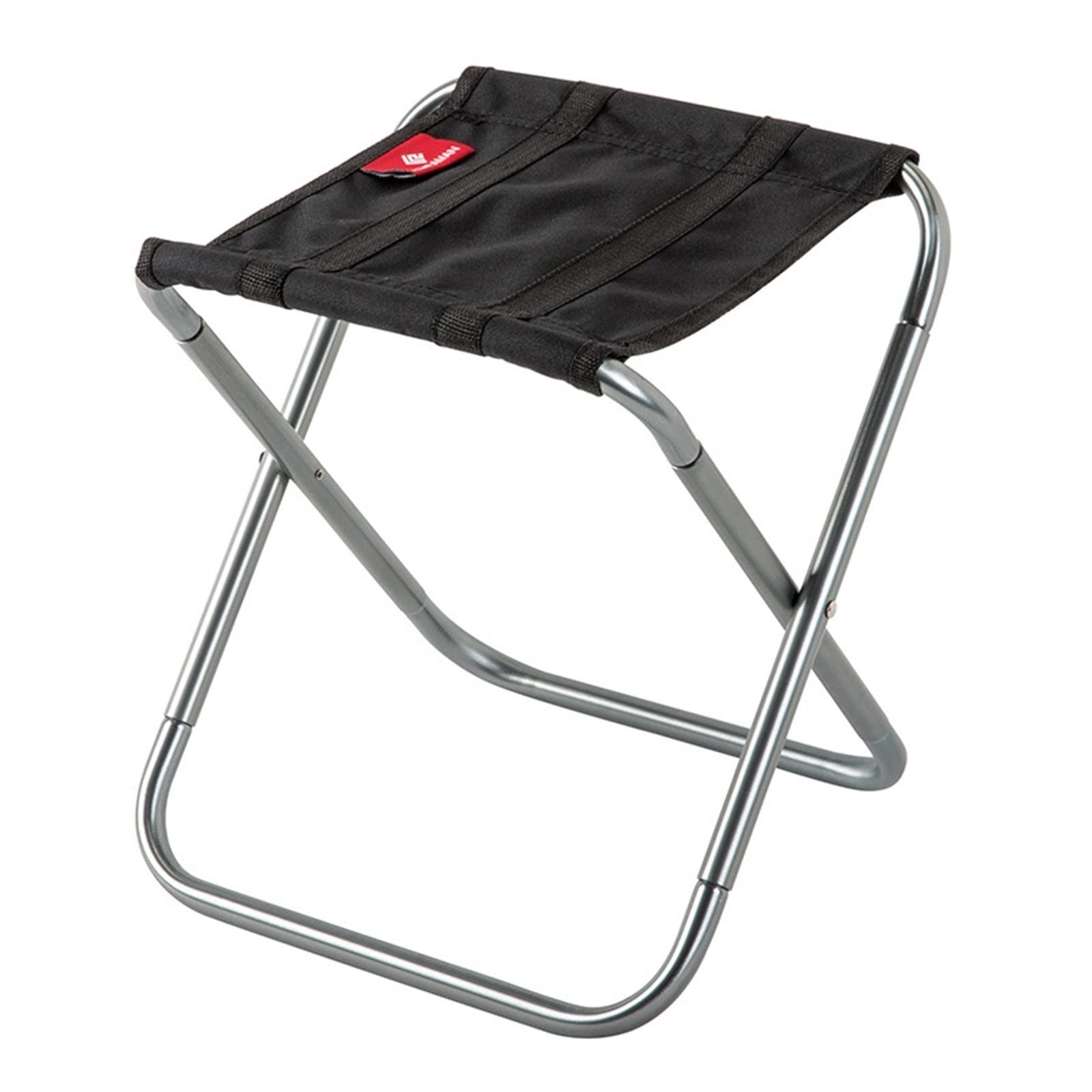 Lightweight Aluminum Alloy Folding Chair - Portable Outdoor Stool for Camping, Fishing, Picnics & Beach (Silver, One Size Fits All) - Compact & Durable for Travel, Backpacking & Outdoor Adventures
