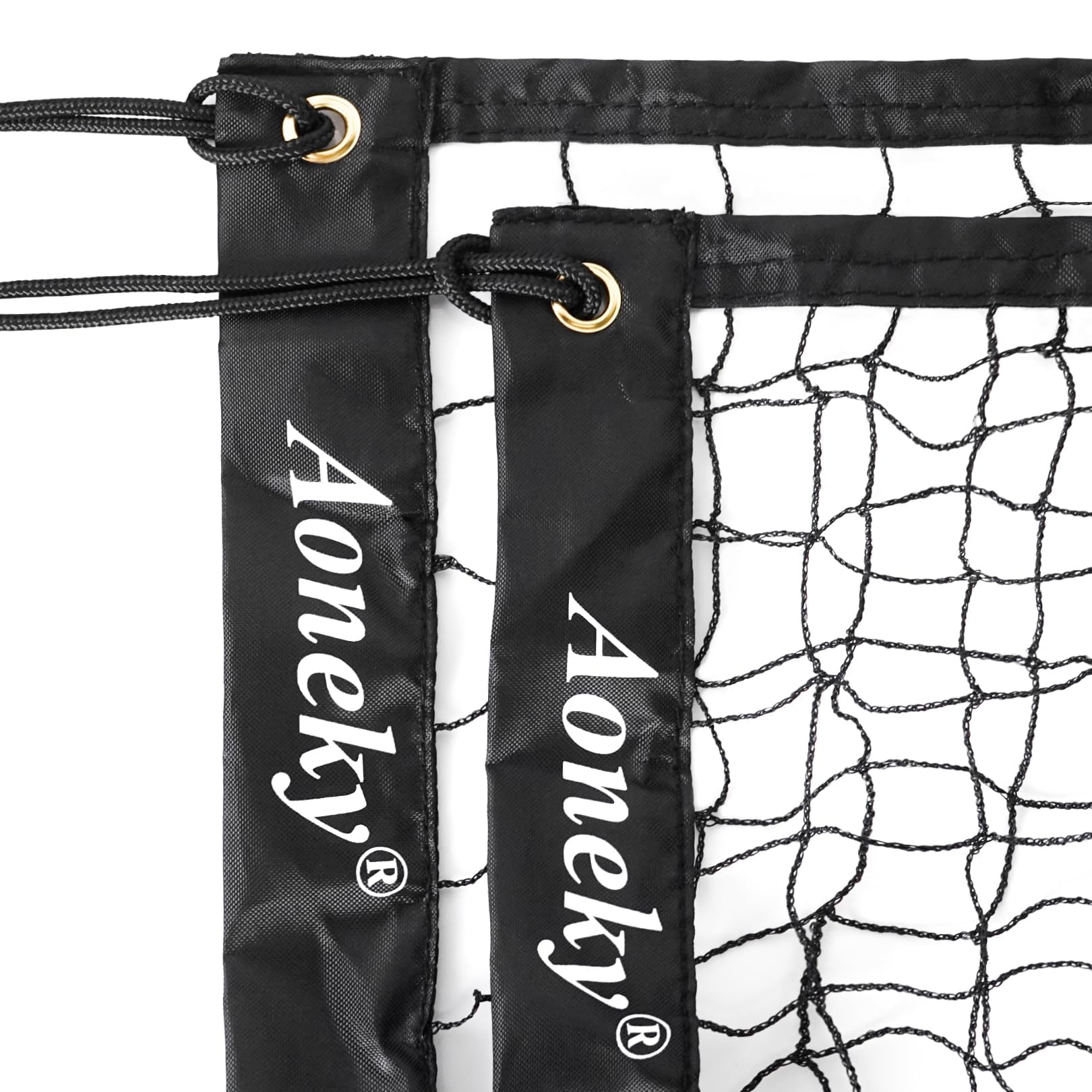 32ft/21ft/15ft Portable Volleyball Net for Beach, Pool & Backyard - Aoneky Adjustable Height Outdoor Sports Net for Family Fun & Training