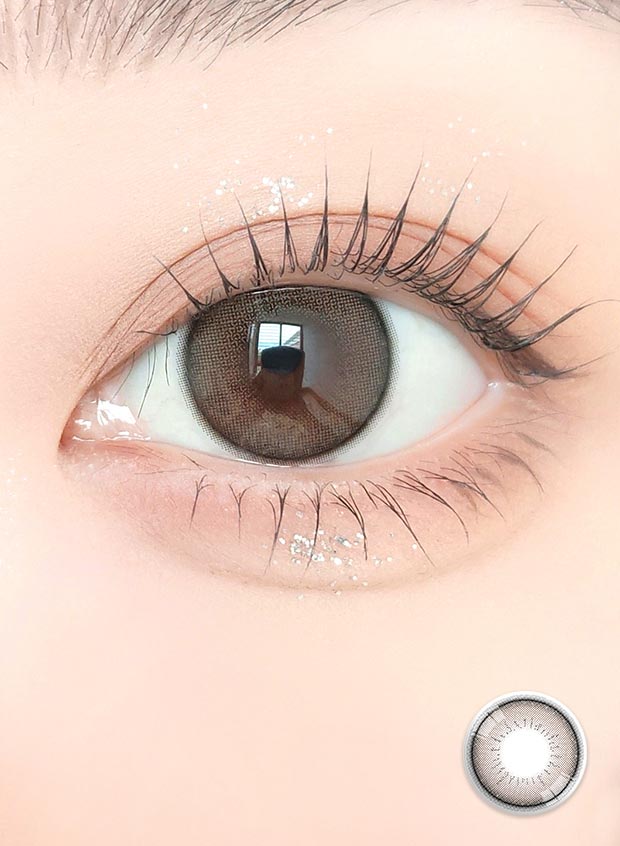 ShuShu Brown Monthly Contact Lenses (2 Pack) - Buy 1 Get 1 Free - Soft & Comfortable Colored Lenses for Daily Wear, Cosplay & Special Occasions