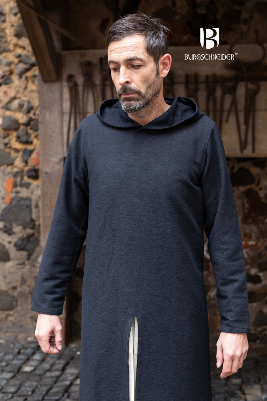 Renaud Black Hooded Long Tunic for Women - Stylish Loose Fit Tunic Top for Casual Wear, Layering & Everyday Outfits