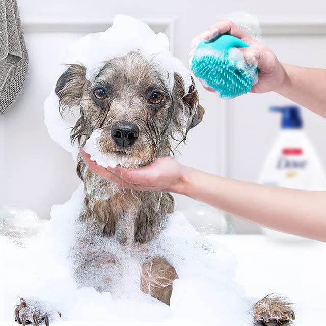 WIDERZONE Quick Foaming Silicone Body Scrub Brush - Soft Exfoliating Massage Shower Brush for Smooth Skin - Bath & Spa Essential (Blue/Green/Pink) - Perfect for Exfoliating, Cleansing & Relaxing in Shower or Bathtub