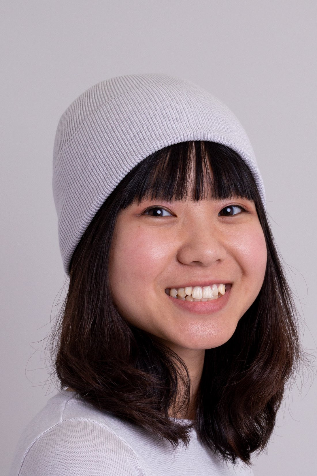 Soft & Warm Knit Beanie for Men & Women - Ice Grey Bamboo Cotton Blend Winter Hat - Perfect for Skiing, Hiking & Cold Weather Activities