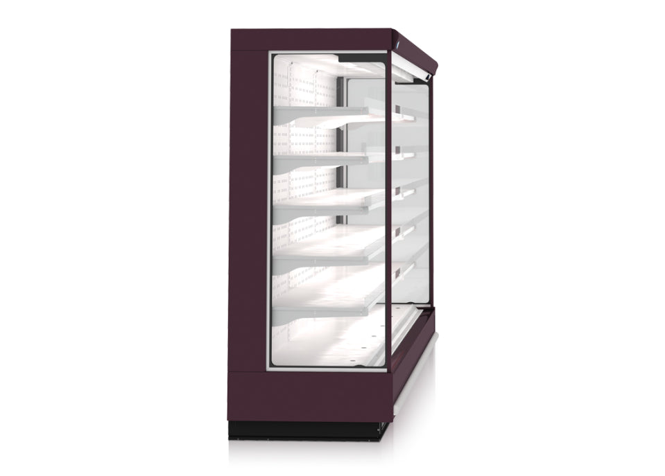 Atlantic® VME31DL8108 Milan Open Merchandiser - 8'W x 31