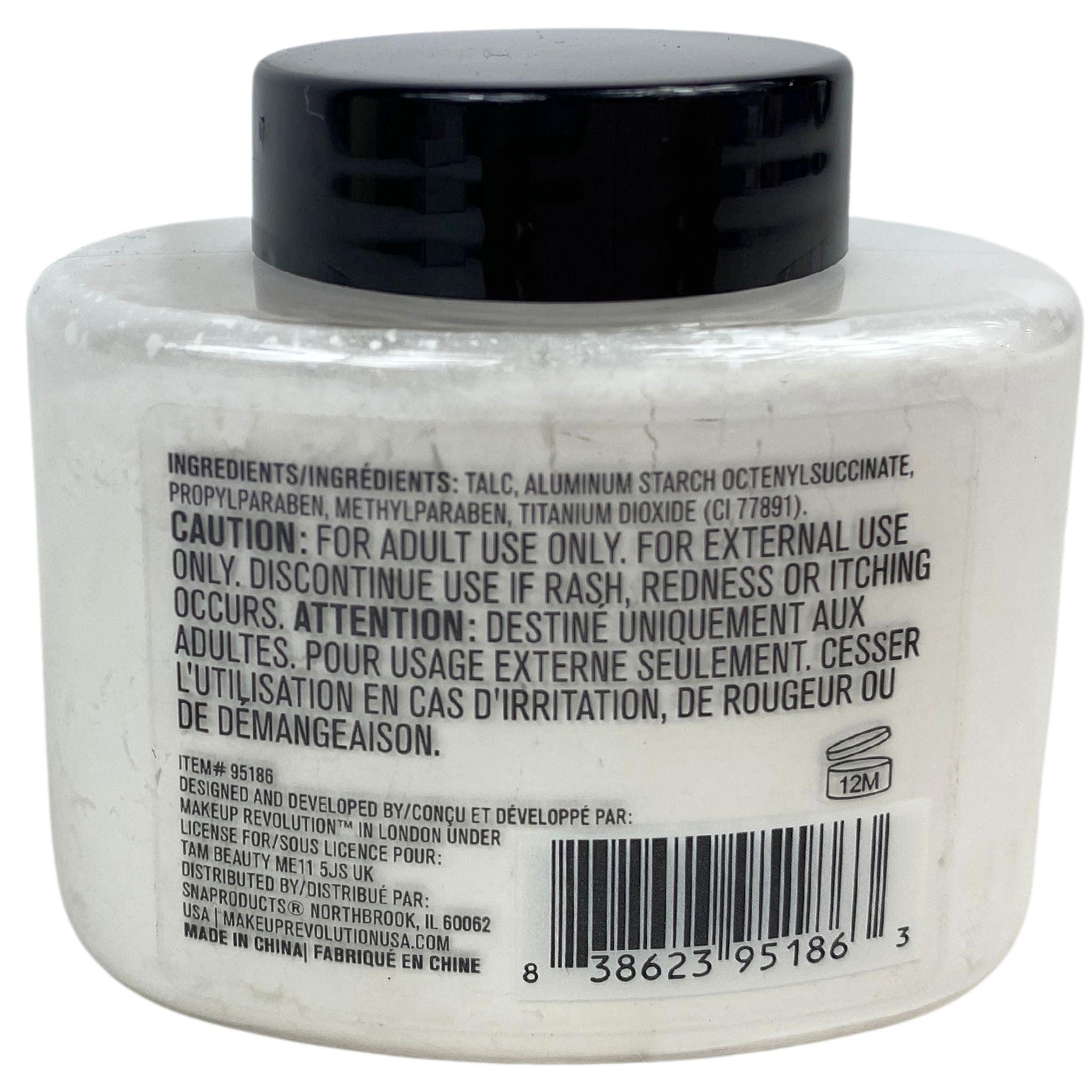 Revolution Makeup London Luxury Baking Powder Ghost 1.23oz (72 Pcs) - Professional Setting Powder for Flawless Finish, Oil Control & Long-Lasting Makeup - Perfect for Baking, Contouring & Everyday Wear