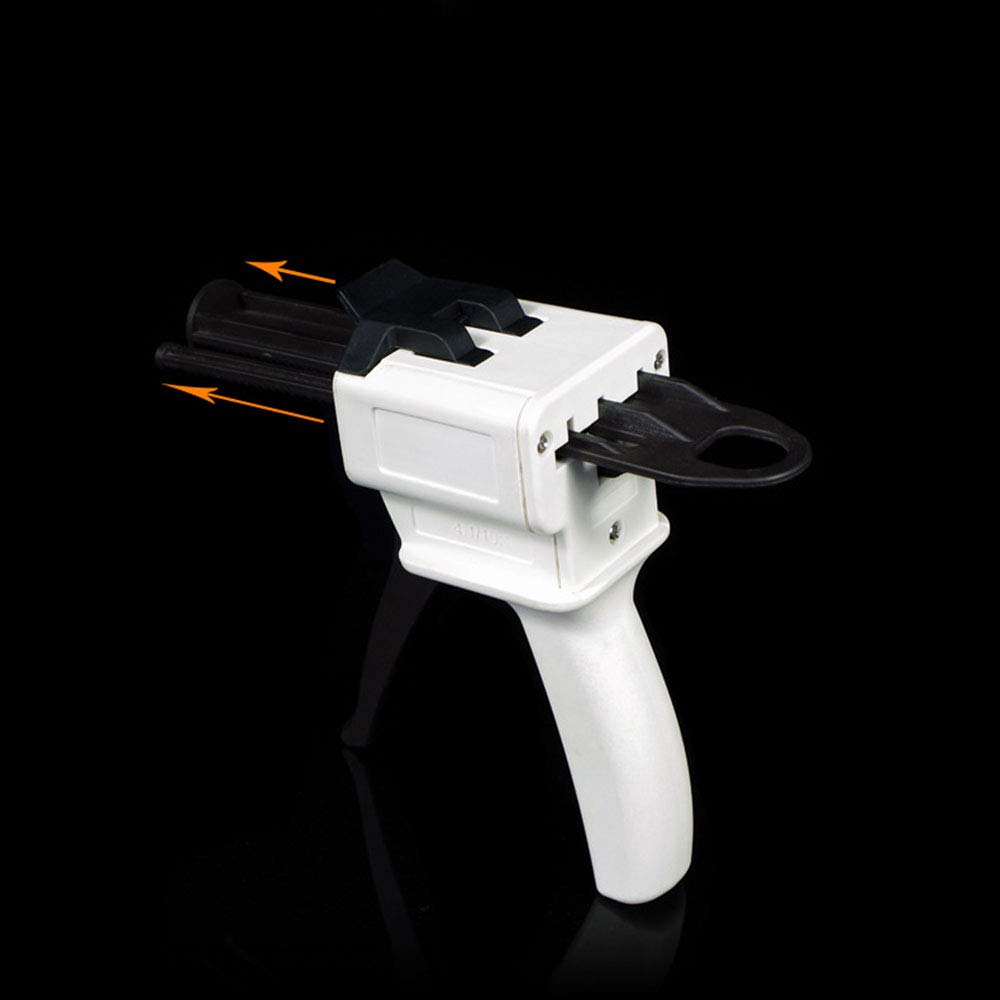 Manual AB Glue Gun with Dispensing Gun - Compatible with 50ml 10:1 & 4:1 AB Glue Cartridges & Mixing Tubes - Perfect for DIY Crafts, Home Repairs, and Industrial Bonding Projects