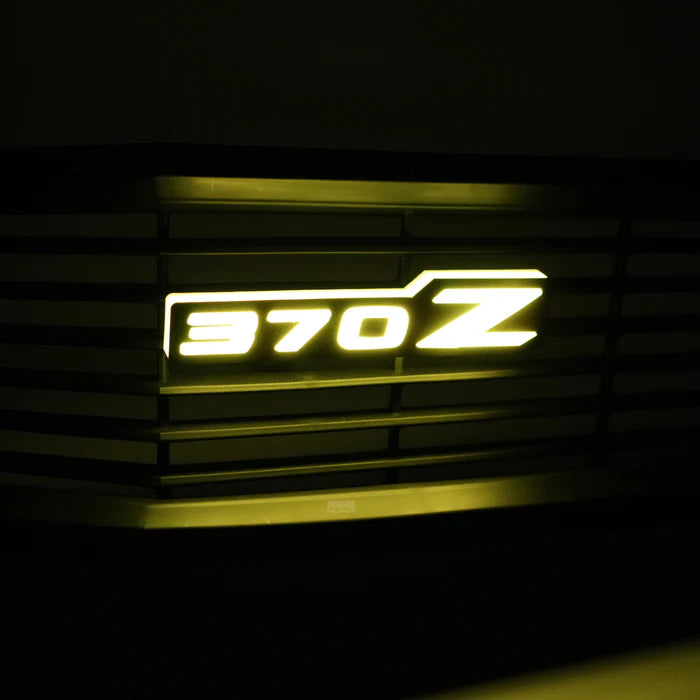 Nissan 370Z LED Emblem Badge - Multicolor RGB Flow Lighting for Custom Car Styling - Perfect for Night Driving & Car Shows
