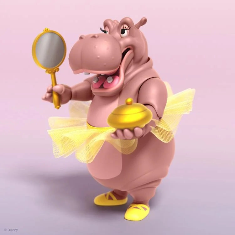 Disney Fantasia ULTIMATES! Hyacinth Hippo Collectible Figurine - Classic Animated Movie Character for Disney Fans & Collectors - Perfect for Home Decor, Gift Giving, and Disney Memorabilia Displays
