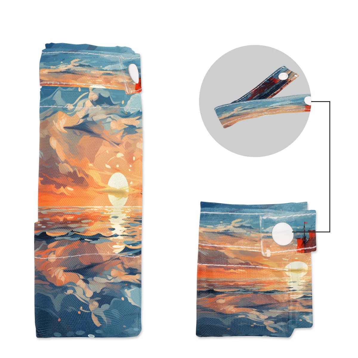 2-Pack Waterproof Wet Dry Bags for Travel, Beach, Pool & Gym - Reusable Laundry Storage for Swimsuits, Cloth Diapers & Bathing Suits - Ideal for Yoga, Sports & Outdoor Activities