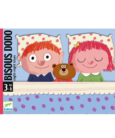 Bisou Dodo by Djeco - Fun French Card Game for Kids & Family Game Night | Perfect for Sleepovers, Travel & Indoor Activities