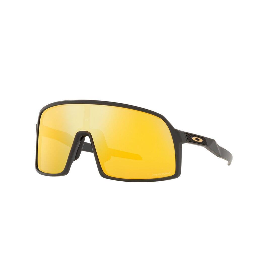 OAKLEY SUTRO S Sunglasses Matte Carbon with Prizm 24K Lenses - Polarized Sports & Cycling Shades for Outdoor Activities