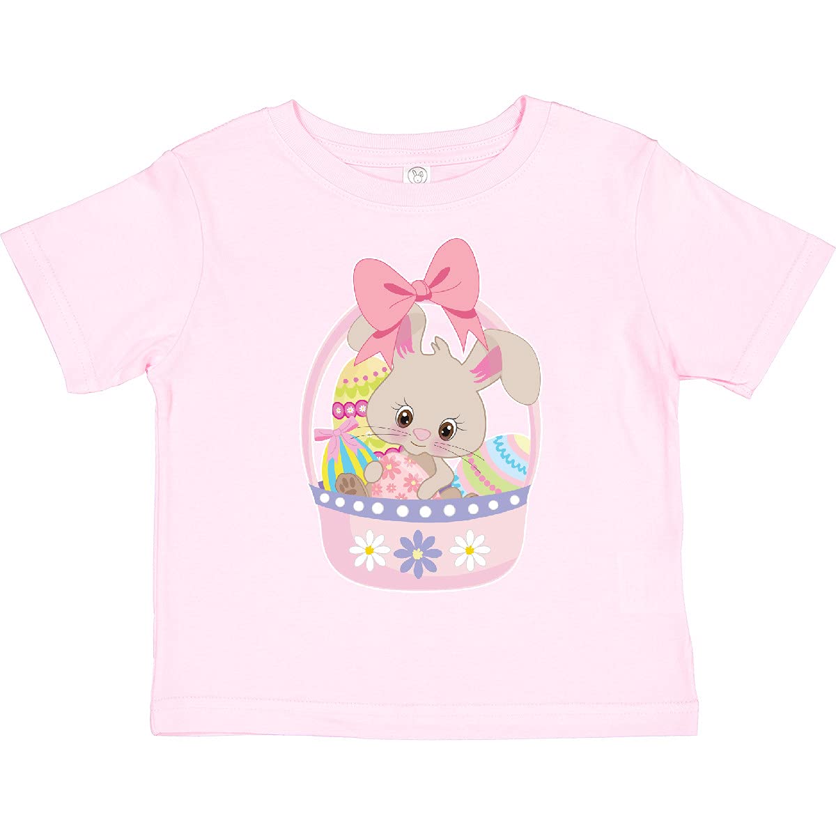 Easter Bunny Toddler T-Shirt - Cute Easter Basket Design for Kids