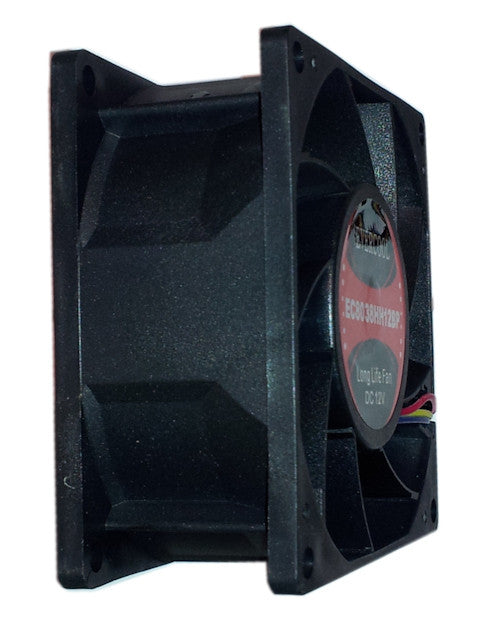 Evercool 80x80x38mm 12V PWM High Performance Cooling Fan with 4-Pin Connector - Perfect for PC, Gaming Rig, Server & Electronics Cooling