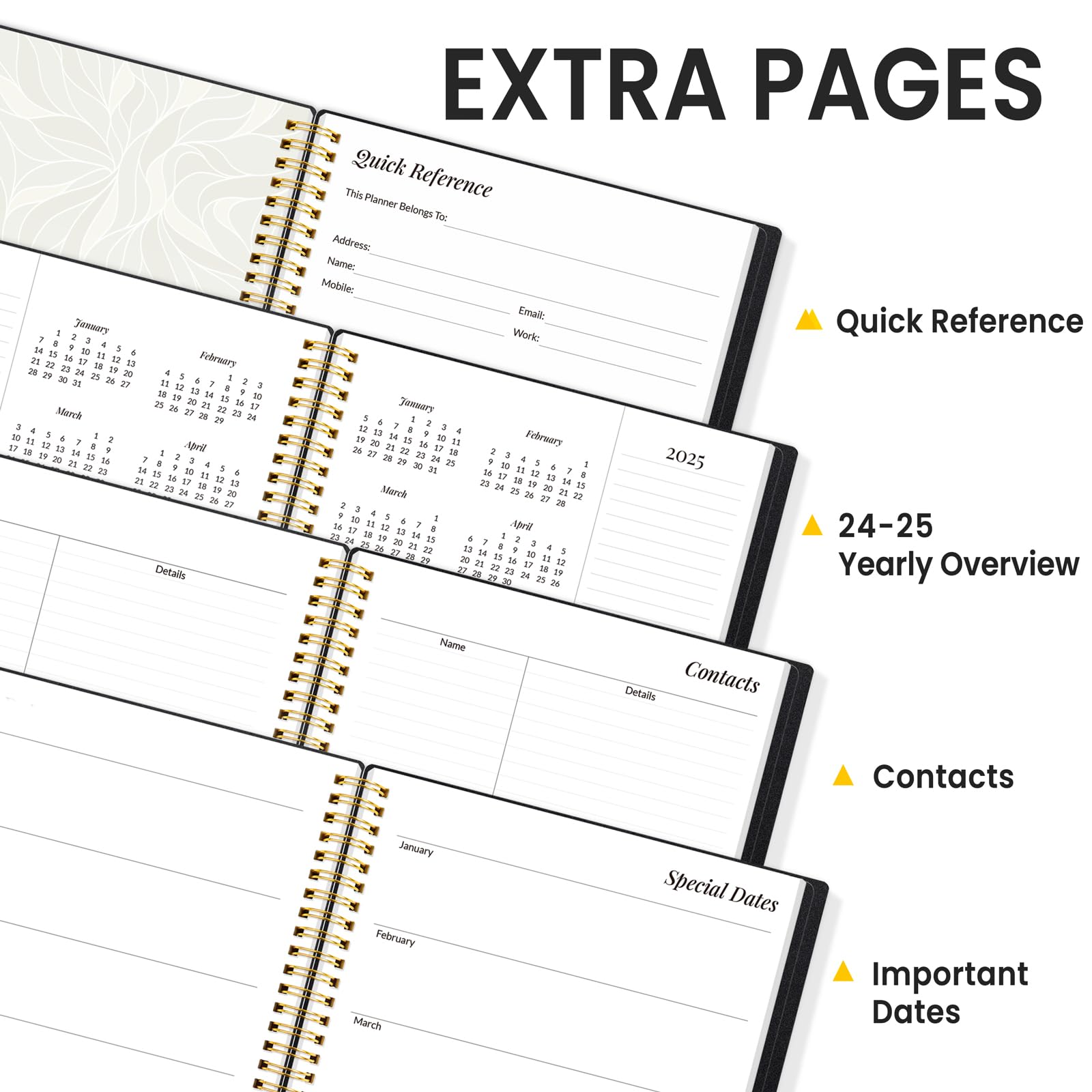 2024-2025 Academic Planner - Weekly & Monthly Student Planner from July 2024 to June 2025, 8.5