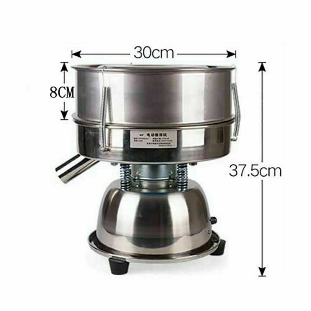 Electric Mechanical Sieve Motor - Industrial Shaker Vibrating Sieve Machine Motor with 30 Mesh Flour Sifter (Motor Only) - Perfect for Baking, Powder Processing, and Industrial Screening Applications