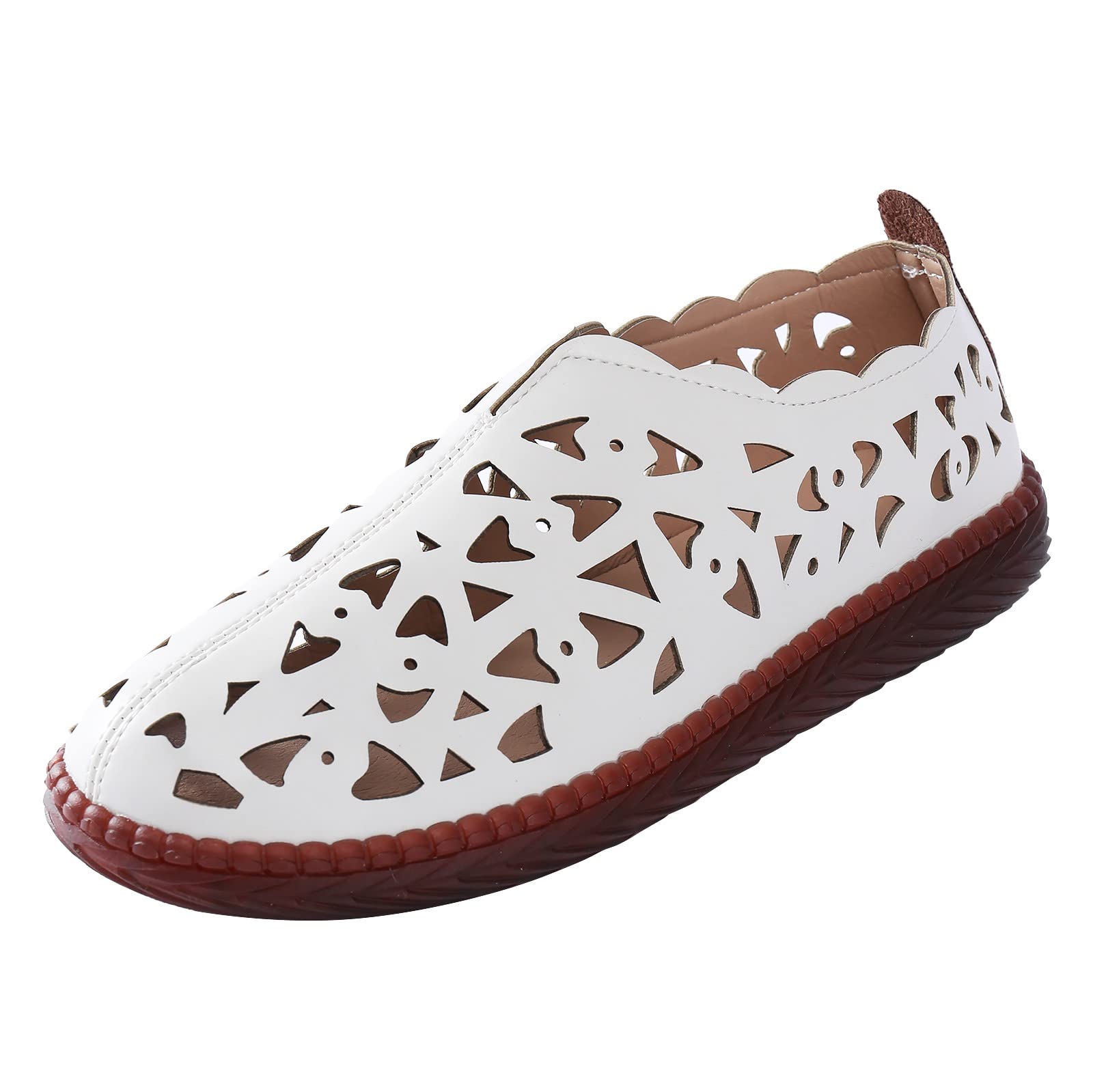 Women's Casual Sneakers - Breathable Summer Hollow Out Non-Slip Flat Shoes for Women & Toddler Boys | Perfect for Walking, Running Errands & Outdoor Activities