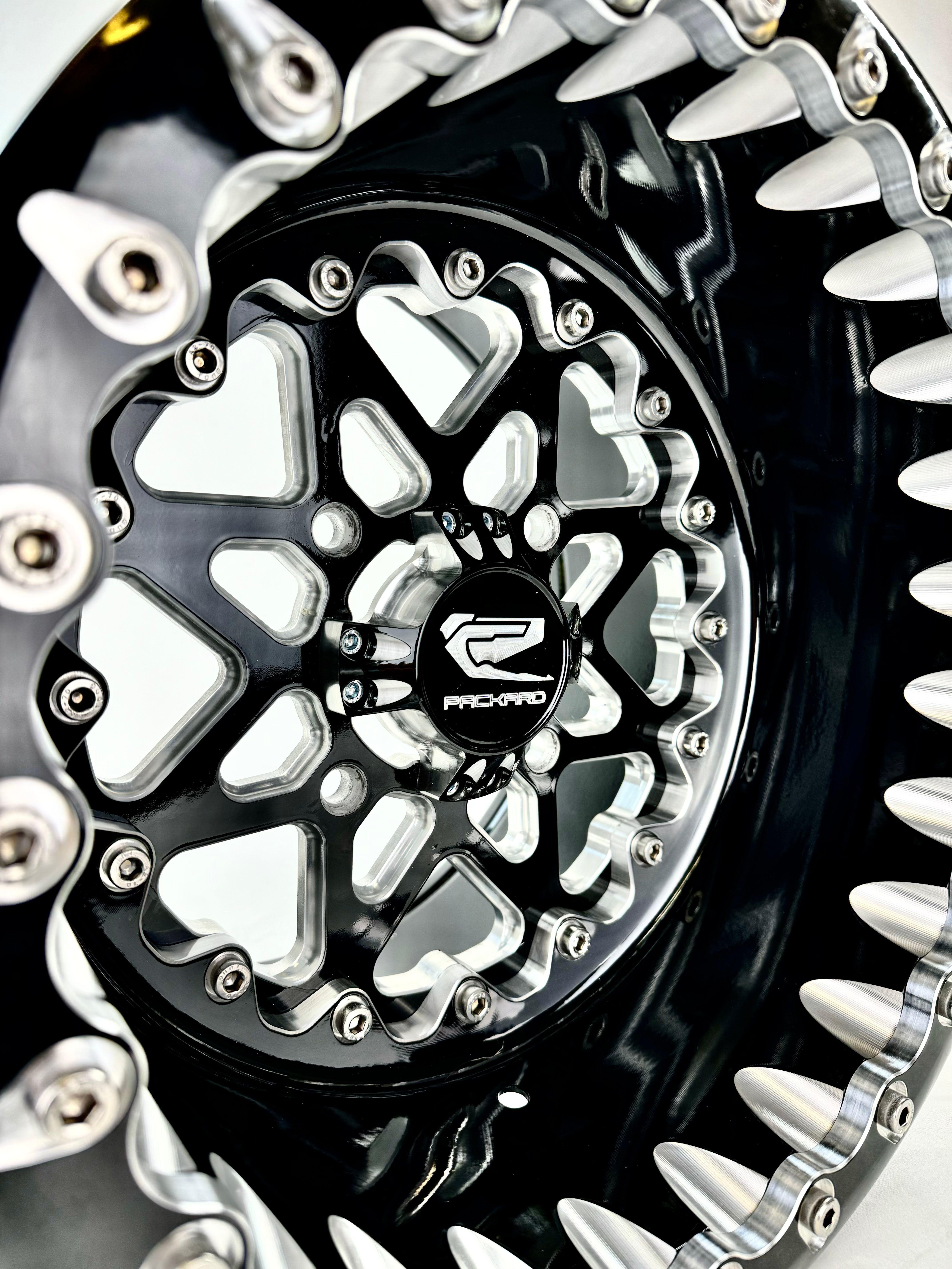 V2 Super Star FF Forged Beadlock Wheels - Gloss Black Finish | Off-Road & Street Performance | Perfect for Jeep, Truck & SUV Upgrades
