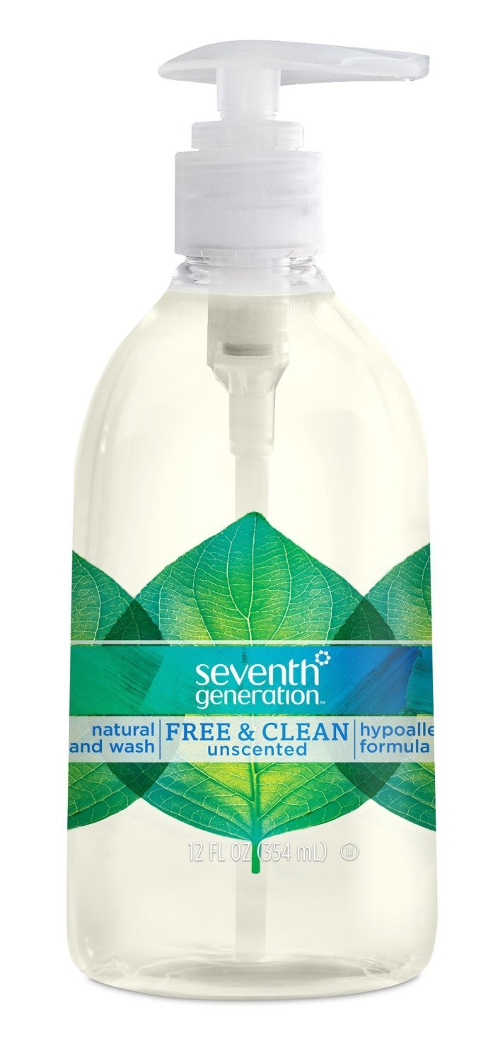Seventh Generation Free & Clear Hand Soap Refill, 12 oz (Pack of 6) - Plant-Based, Hypoallergenic Liquid Soap for Sensitive Skin - Perfect for Kitchen, Bathroom & Office Use