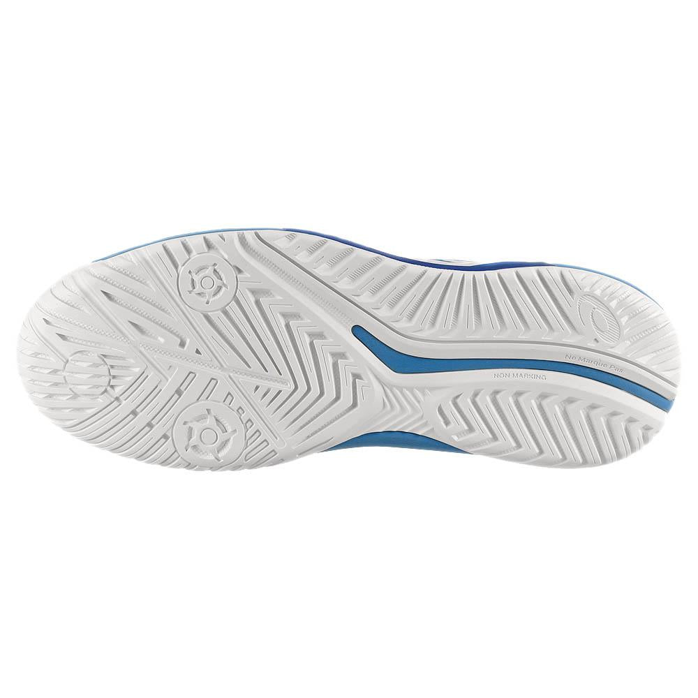 Asics Women's Gel Challenger 14 Tennis Shoes - White/Blue Coast - Lightweight Cushioned Court Shoes for Women - Perfect for Tennis, Training & Casual Wear