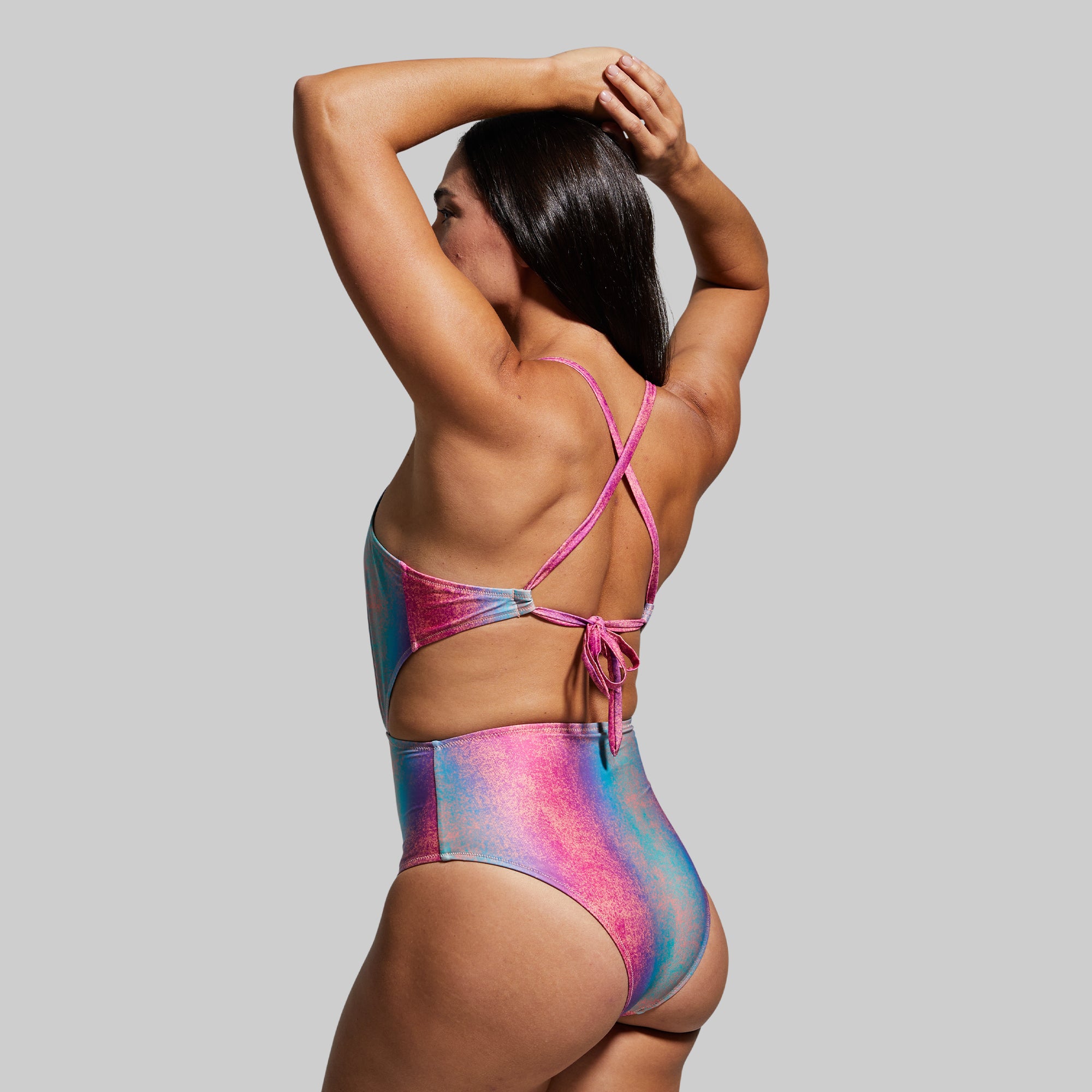 **Isle One Piece Swimsuit - Fluorescent Festival Swimsuit for Women | High-Quality Bathing Suit for Pool, Beach & Summer Vacations**