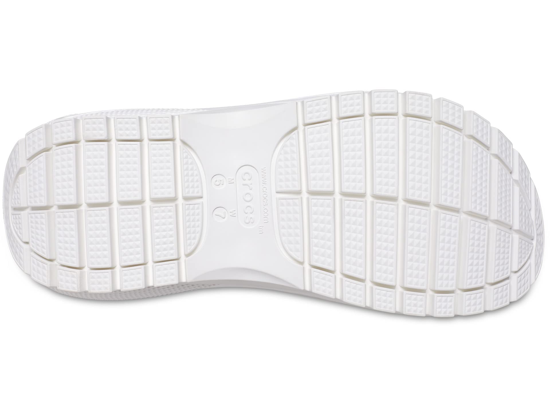 Crocs Unisex Classic Mega Crush Platform Sandals Wedge - Comfortable & Stylish Waterproof Shoes for Men & Women - Perfect for Beach, Pool, Outdoor & Casual Wear