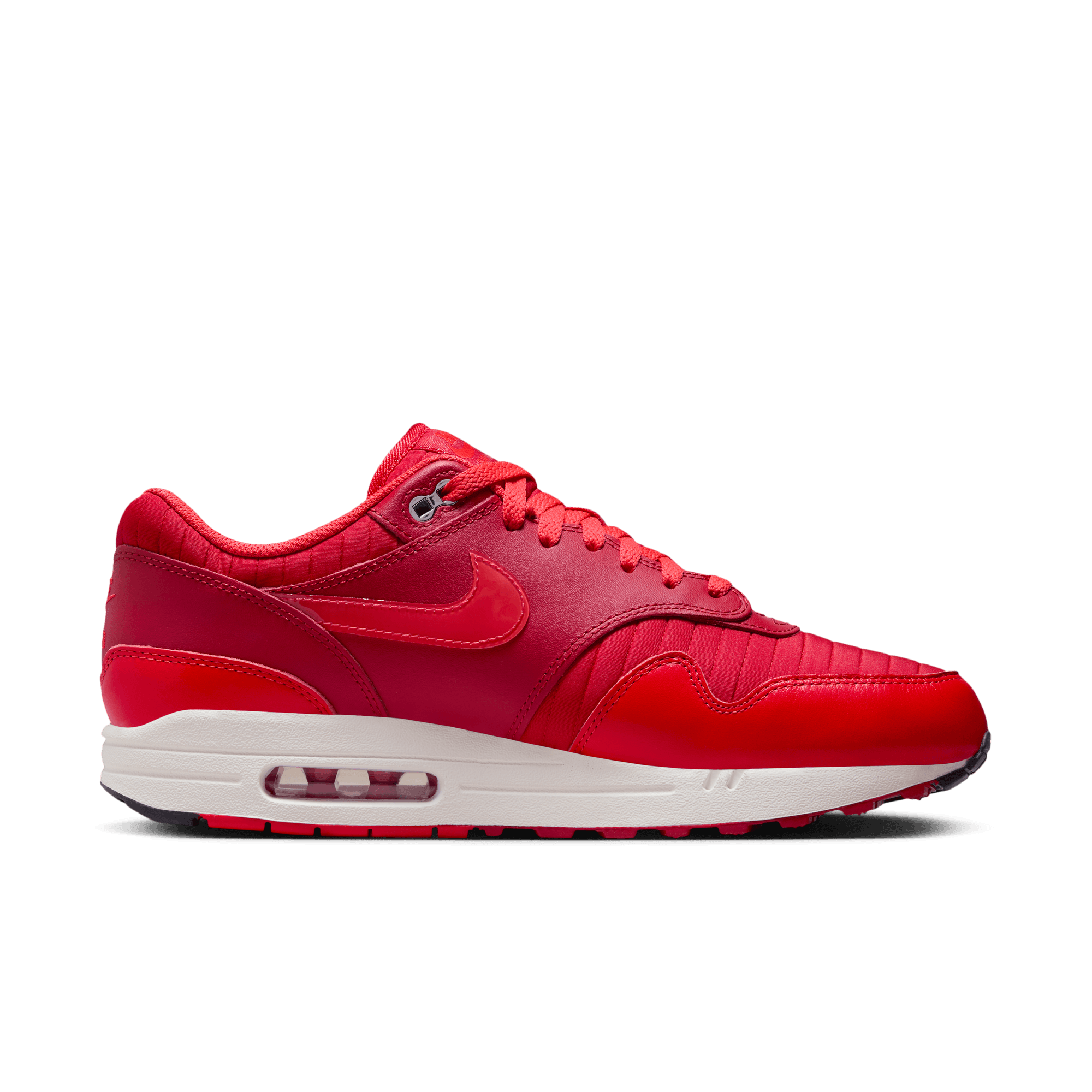 Nike Air Max 1 Running Shoes - Gym Red/Sail Colorway - Men's Athletic Sneakers for Gym, Running & Casual Wear