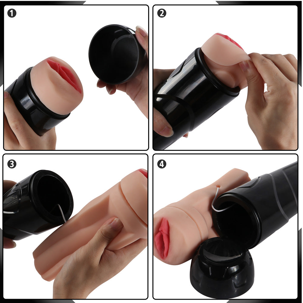 Dot Cup Vibrating Vaginal Stimulator - Rechargeable Clitoral & G-Spot Massager for Women - Perfect for Solo Play & Couples Intimacy