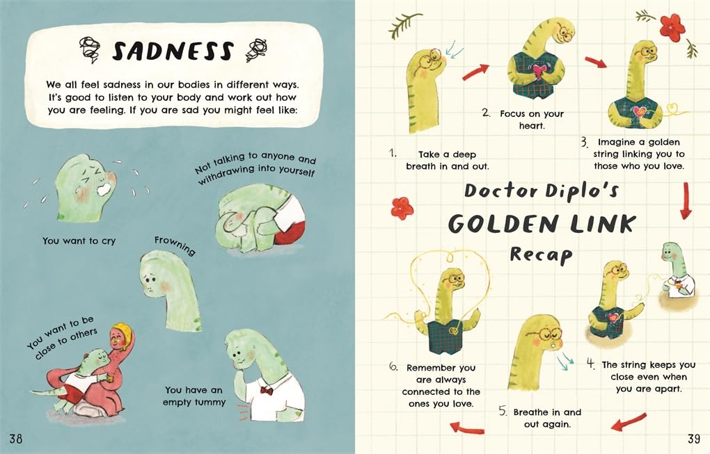 Swapna Haddow & Dr. Diplo: Little Dinosaurs, Big Feelings - Illustrated by Yiting Lee | Children's Emotional Learning Book | Perfect for Storytime & Preschool Education