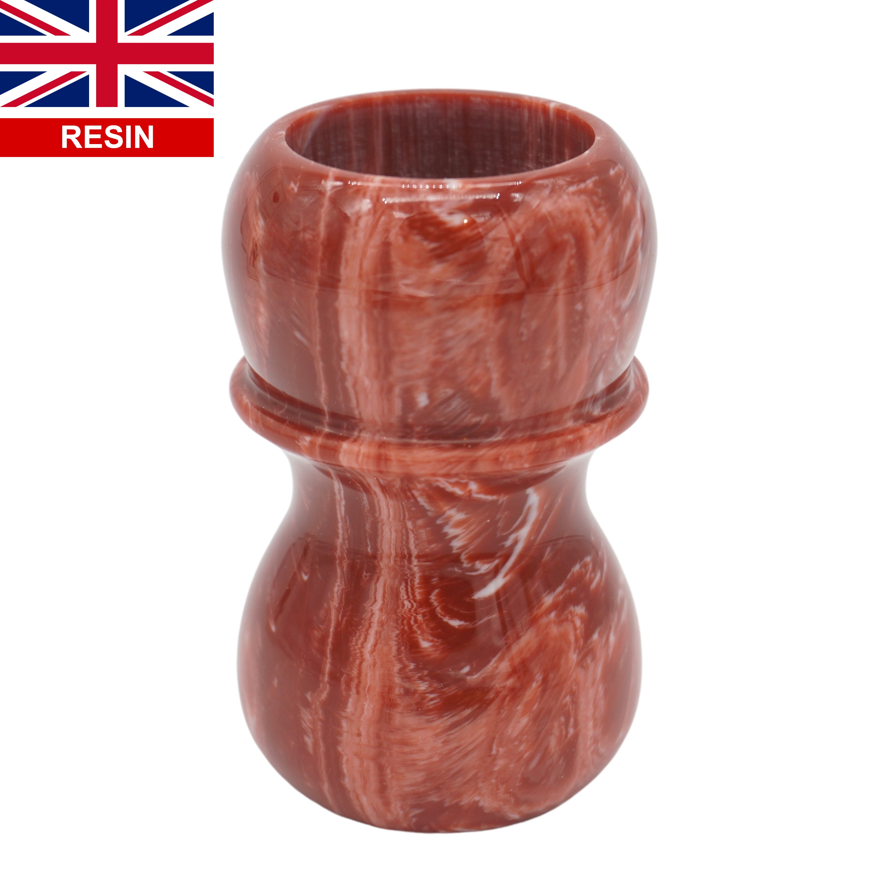 Premium Strawberry Cream Handmade Shaving Brush Handle - Fits 24mm & 26mm Knots - Perfect for Wet Shaving & Grooming Gifts