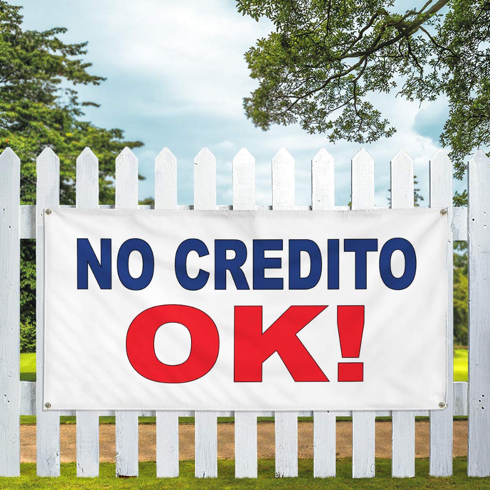 Custom Vinyl Banner - Multiple Sizes (60x144 Inches) | Weatherproof Outdoor Business Sign with 10 Grommets | Red & Blue Industrial Yard Sign | Perfect for Storefronts, Events, and Construction Sites