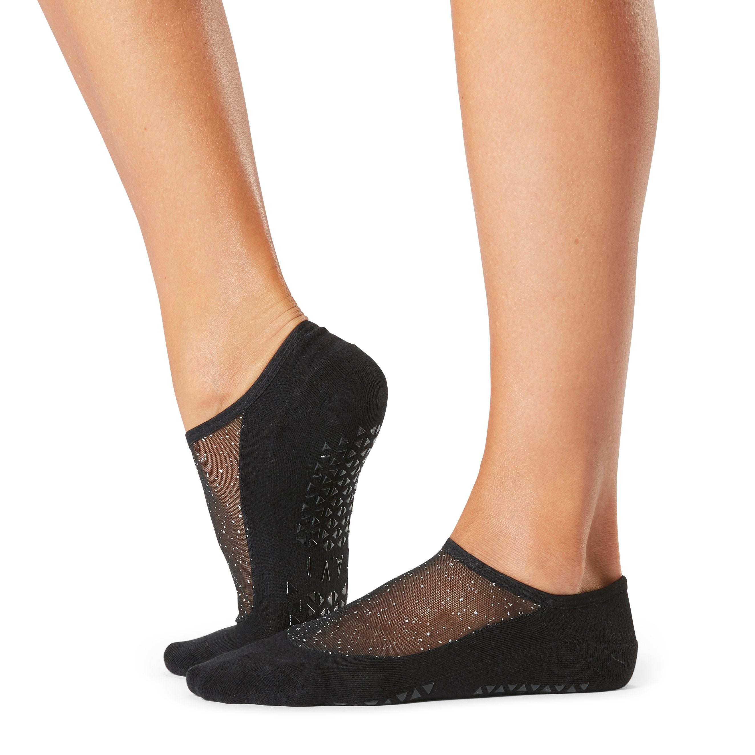 Tavi Noir Maddie Grip Socks - Non-Slip Yoga Socks for Women, Pilates, Barre & Workout - Breathable Cotton Blend with Arch Support & Toe Grip