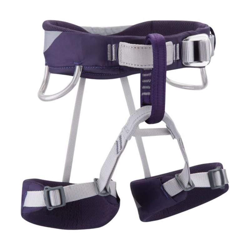 Black Diamond Wiz Kid Climbing Harness for Kids - Lightweight & Adjustable Youth Rock Climbing Gear - Perfect for Indoor Gym & Outdoor Adventures